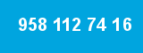 958 112 74 16 958 112 74 16